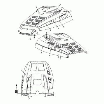 HOOD DECALS 500 SP (4920222022005A)