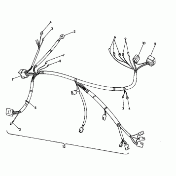 WIRING HARNESS  500 SP (4920222022021A)