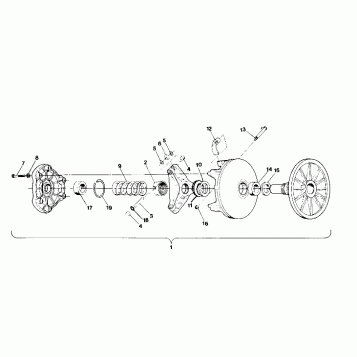 DRIVE CLUTCH 500 SP (4920222022025A)