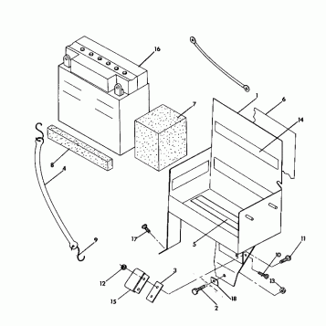 BATTERY BOX ASSEMBLY 500 SP (4920222022027A)