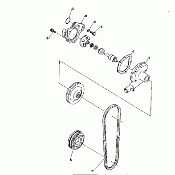 WATER PUMP 500 SP (4920222022040A)