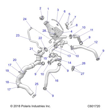 ENGINE, COOLING SYSTEM - S21EKP8RS ALL OPTIONS (C601720)