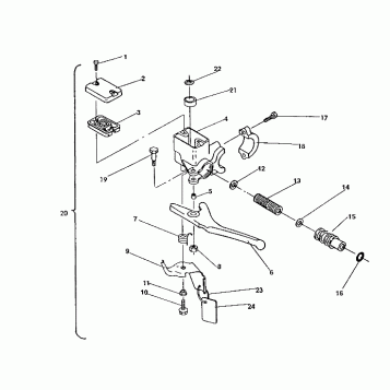 MASTER CYLINDER ASSEMBLY   440 (4921242124017A)