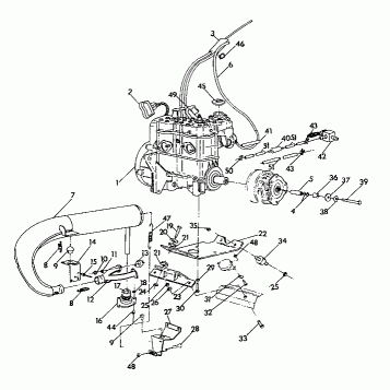 ENGINE MOUNTING 440 (4921242124031A)