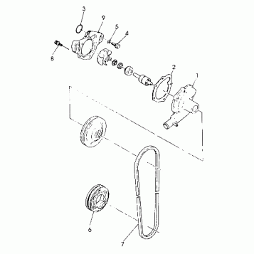 WATER PUMP 440 (4921242124040A)