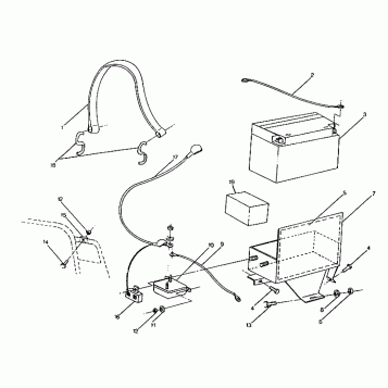 ELECTRIC START COMPONENTS 500 and 500 Classic (4921252125020A)