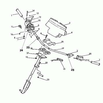 STEERING - HANDLEBAR 500 and 500 Classic (4921252125024A)