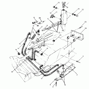 COOLING SYSTEM 500 and 500 Classic (4921252125040A)