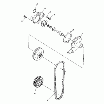 WATER PUMP 500 and 500 Classic (4921252125050A)