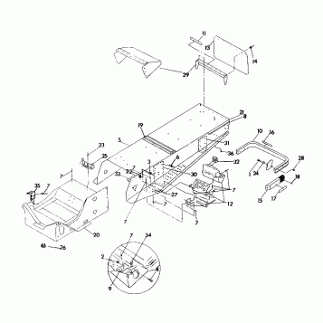 TUNNEL ASSEMBLY 500 SP/500 SKS (4921262126001A)