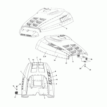 HOOD - FOAM/FOIL 500 SP/500   SKS (4921262126013A)