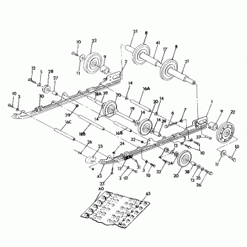 SUSPENSION 500 SP/500 SKS (4921262126027A)