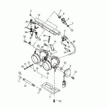 THROTTLE BODY  500 SP/500 SKS (4921262126043A)
