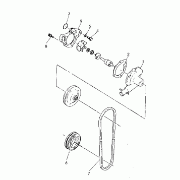 WATER PUMP 500 SP/500 SKS (4921262126046A)
