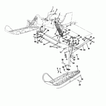 FRONT SUSPENSION and SKI Trail (4921272127019A)