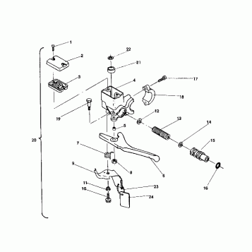 MASTER CYLINDER ASSEMBLY Trail (4921272127021A)