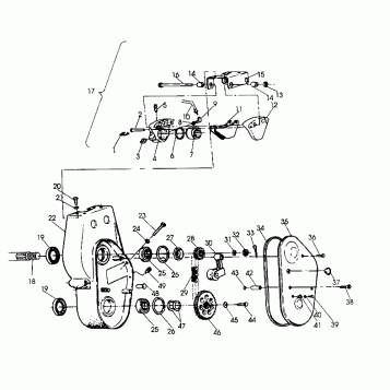 BRAKE and CHAINCASE Trail (4921272127025A)