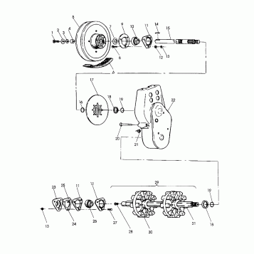 CHAINCASE ASSEMBLY Trail (4921272127027A)