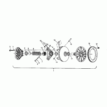 DRIVE CLUTCH  Trail (4921272127033A)