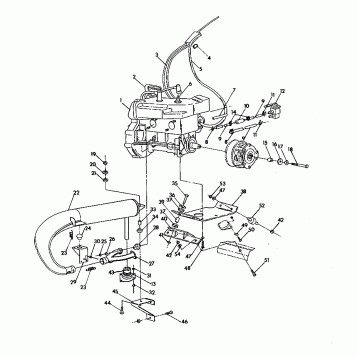 ENGINE MOUNTING Trail (4921272127035A)
