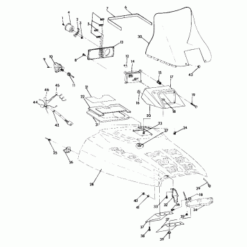 HOOD ASSEMBLY Sport/Sport GT (4921282128011A)