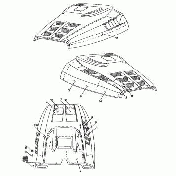 HOOD - FOAM/FOIL Sport/Sport GT (4921282128015A)