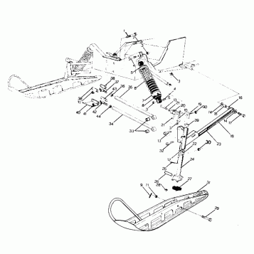 FRONT SUSPENSION and SKI Sport/Sport GT (4921282128019A)
