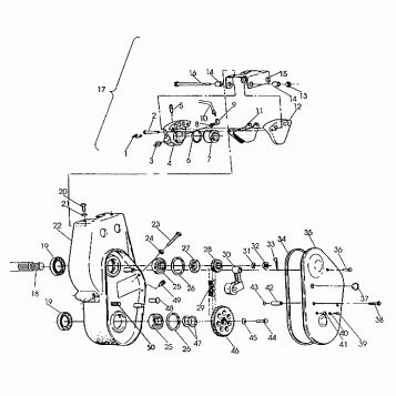 BRAKE and CHAINCASE Sport/Sport GT (4921282128025A)