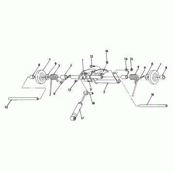 REAR TORQUE ARM Sport/Sport GT (4921282128034A)