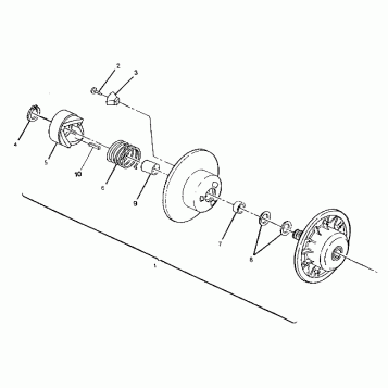 DRIVEN CLUTCH Sport/Sport GT (4921282128036A)