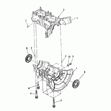 CRANKCASE Sport/Sport GT (4921282128041A)