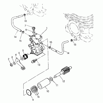OIL PUMP Sport/Sport GT (4921282128046A)