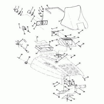 HOOD ASSEMBLY SuperTrak (4921292129007A)