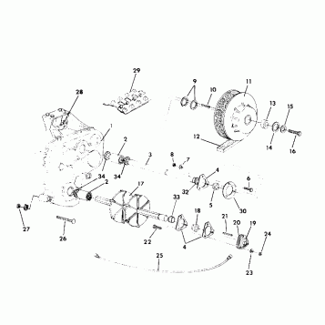 TRACK and DRIVE SHAFT   SuperTrak (4921292129017A)