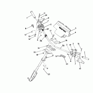 STEERING - HANDLEBAR SuperTrak (4921292129018A)