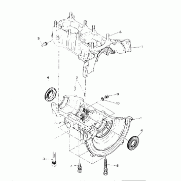 CRANKCASE SuperTrak (4921292129035A)