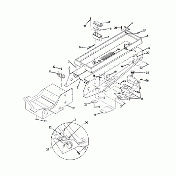 TUNNEL ASSEMBLY WideTrak (4921302130001A)