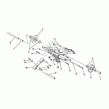 FRONT TORQUE ARM  WideTrak (4921302130025A)