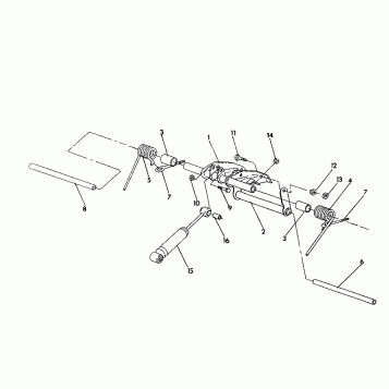 REAR TORQUE ARM WideTrak (4921302130026A)