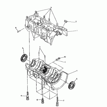 CRANKCASE WideTrak (4921302130035A)