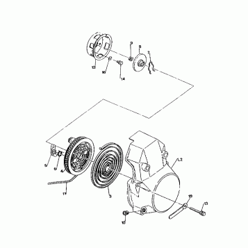 RECOIL STARTER WideTrak (4921302130038A)