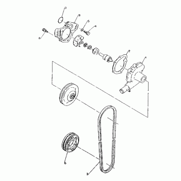 WATER PUMP WideTrak (4921302130040A)