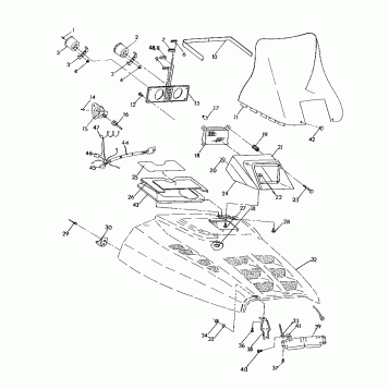 HOOD ASSEMBLY 650 (4921312131007A)