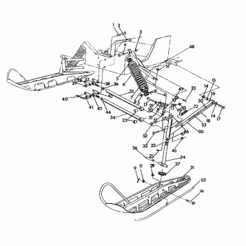 FRONT SUSPENSION and SKI 650 (4921312131013A)