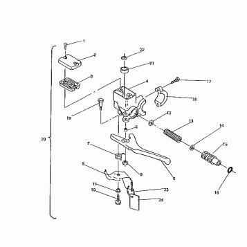 MASTER CYLINDER ASSEMBLY 650 (4921312131015A)