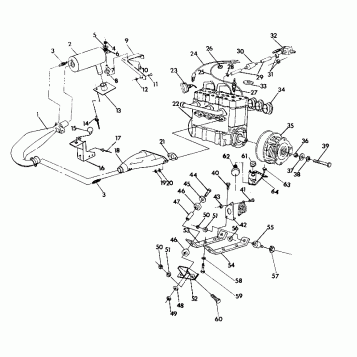 ENGINE MOUNTING 650 (4921312131029A)