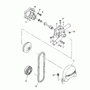 WATER PUMP 650 (4921312131042A)