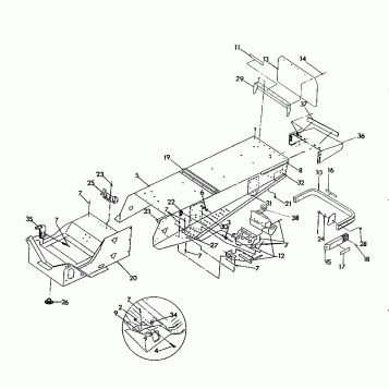 TUNNEL ASSEMBLY RXL/RXL SKS (4921322132001A)