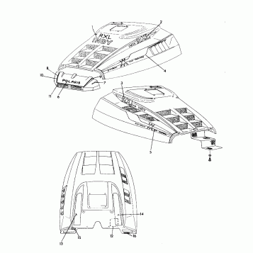 HOOD - DECALS RXL/RXL SKS (4921322132009A)