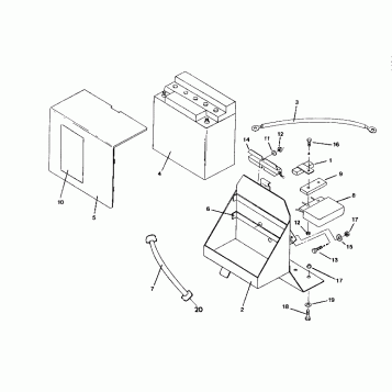 BATTERY BOX ASSEMBLY RXL/RXL SKS (4921322132014A)